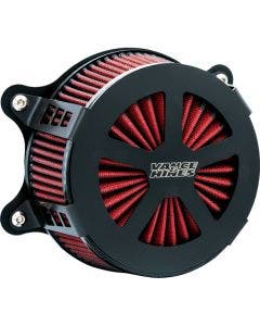 Vance & Hines Black Ceramic V02 Radiant V Air Intake Kit Harley 23-24 FLT/FLH