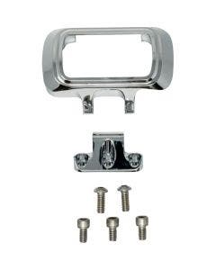 Kodlin KUS55138 Chrome Digital Gauge Bezel Kit 4 Ascent Pro Riser Harley