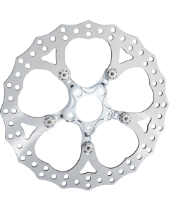 Arlen Ness Chrome 14" Spider Series Rotor 4 Harley 00-14 Touring/Softail/Dyna 