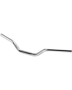 Biltwell 6308-1053 Tracker O/S Mid Slotted Chrome Handlebar Harley Metric