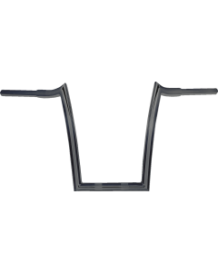 Paul Yaffe 1 1/4" Clamp 12" Rise Black Chrome Mini Monkey Handlebar 4 Harley 23+ FLT