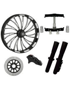 Axxis Eclipse 23" Wheel Tire Single Side w/ Raked Triple Trees Lowers & Sliders