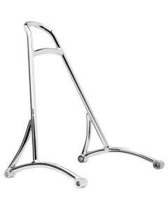 Burly Brand 13" Short Version Chrome Sissy Bar for Harley Sportster 04-16