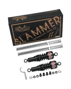 Burly Brand Black Front Rear Lowering Slammer Kit 04-15 Harley Sportster XL