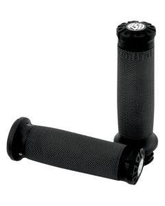 Roland Sands Design RSD Black Ops Chrono Billet Hand Grips Harley Cable Throttle