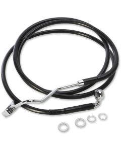 Drag Black Vinyl Front Stock Length Upper Brake Line Harley FLTRX/S 15-18