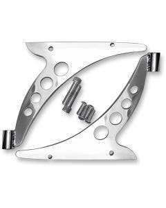 Covingtons Customs Chrome Fairing Support Engine Guard Eliminator FLTR 15-19