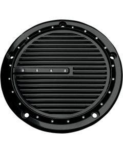 Covingtons Gloss Black Dimpled CNC Machined Derby Cover Harley 15-17 Dressers