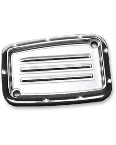 Covingtons Customs Chrome Dimpled Front Brake Master Cylinder Cover Harley 17-19