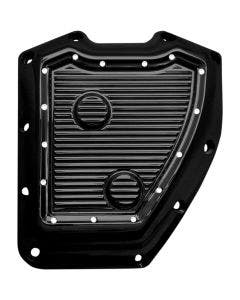 Covingtons Customs Dimpled Black Cam Timing Ignition Cover Harley Twin Cam 01-17