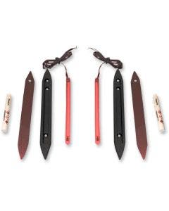 Custom Dynamics CD-BL8B-RR Tru-Flex 8" Red LED Accent Tail Lights Universal Fit