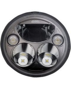 Custom Dynamics CDTB-7-IF-B Black Tru-Beam 7" LED Headlight 15-19 Indian 
