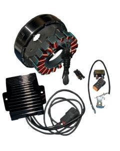 Cycle Electric 50 Amp Stator Regulator Charging System Harley FLH 09-10 No Cooler 
