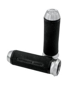 Performance Machine PM  Chrome Elite Grips for Harley Models 08-15 Touring Models | 0063-2028-CH