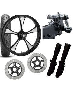 RC 26 Clutch Eclipse Wheel Tire Neck Rake Front End Package Harley Dual Disc
