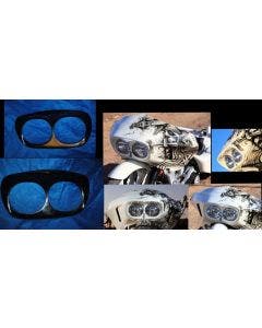 Sinister Dirty Money Headlight Bezel Harley Davidson Touring FLTR Road Glide Models