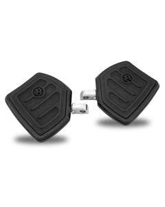 Performance Machine PM Contour Black Mini Floorboards Foot Pegs Harley Mount