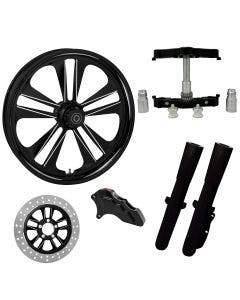 Crank Eclipse 23" Wheel Tire Single Side w/ Raked Triple Trees Lowers & Sliders