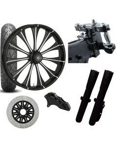 RC 26 Cynical Eclipse Wheel Tire Neck Rake Front End Package Harley Single Side