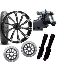 RC 26 Cypher Eclipse Wheel Tire Neck Rake Front End Package Harley Dual Disc