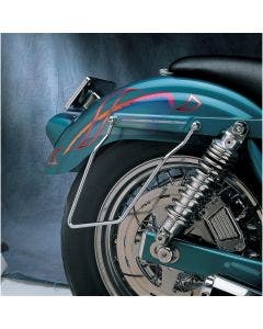 Drag Specialties Chrome Steel Saddlebag Support Brackets Rails FXR 84-94