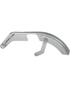 Drag Specialties Chrome Rear Upper Belt Guard Cover Harley 87-94 FXR FXLR