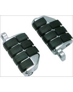 Kuryakyn Chrome Dually ISO-Pegs w/ Male Mount Adapters Harley Indian Victory