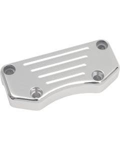 Drag Buffalo Ball Milled Chrome Handlebar 1" Riser Clamp Harley 3 1/2" Offset
