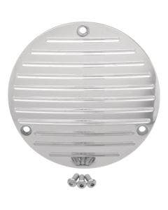 Pro One 1 Millennium Ball Milled Chrome 3 Hole Derby Cover Harley Big Twin 70-98