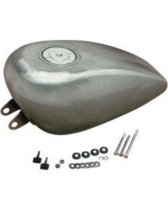 Drag Specialties Rubber Mounted Right Side Petcock Gas Tank W/ Chrome Aero Cap