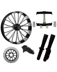 Dynasty Eclipse 23" Wheel Tire Single Side w/ Raked Triple Trees Lowers & Sliders