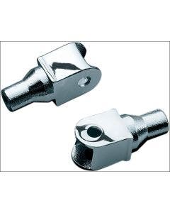 Kuryakyn Chrome Tapered Peg Adapters for Honda