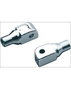 Kuryakyn Chrome Tapered Peg Adapters for Honda Suzuki Triumph & Yamaha