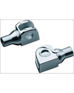 Kuryakyn 8830 Chrome Tapered Peg Adapters for Kawasaki & Suzuki