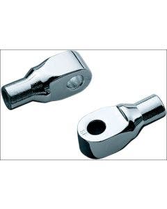Kuryakyn 8820 Chrome Tapered Peg Adapters for Suzuki