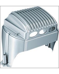 Kuryakyn Chrome Two-Piece Voltage Regulator Cover for 97-11 Harley Touring