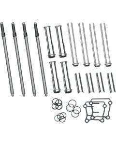 S&S 93-5095 Adjustable Pushrod & Cover Kit TC Harley Touring Softail Dyna 97-17