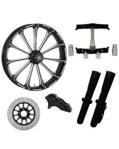 Exile Eclipse 23" Wheel Tire Single Side w/ Raked Triple Trees Lowers & Sliders