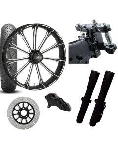 RC 26 Exile Eclipse Wheel Tire Neck Rake Front End Package Harley Single Side