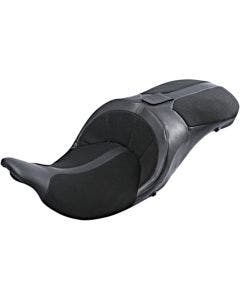 Danny Gray TourIST 2-up Air Seat Black Spacer Mesh Airhawk Harley 08-17 FLH/T