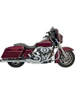 Bassani Chrome Road Rage II Mega Power Exhaust System Megaphone 95-16 Harley FLH