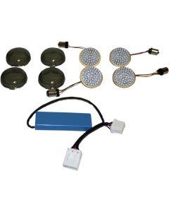 Custom Dynamics Complete Bullet LED Turn Signal Conversion Kit Harley 96-10