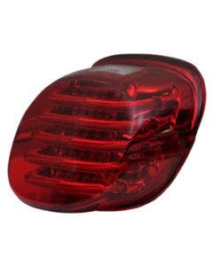 Custom Dynamics GEN2-FL-R Black LED Taillight w/ Red Lens For 10-13 FLTRX FLHX