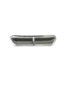 Custom Dynamics Chrome Fairing Vent Trim w/ Stainless Steel Mesh Insert 14-19