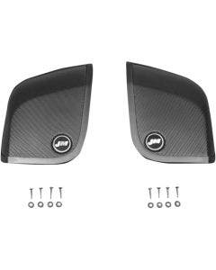J&M Saddlebag Lid Speaker Grill Sets for Harley 14-19 FLH/T Boom Speaker Lids