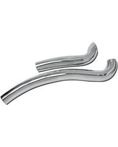 Bassani Chrome Radial Sweepers Heat Shields for Harley Sportster 86-03
