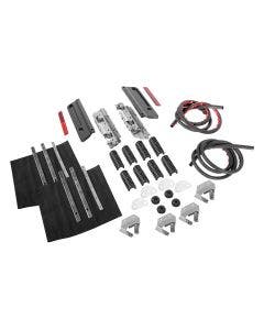 Hogworkz Black Harley '93-'13 Saddlebag Mounting Hardware Latch Lock Kit Harley