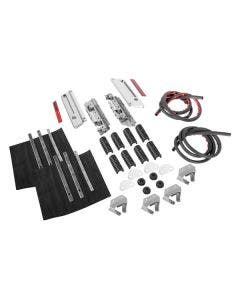 Hogworkz Chrome Harley '93-'13 Saddlebag Mounting Hardware Latch Lock Kit Harley