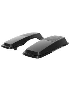 Hogworkz Vivid Black 6" x 9" Speaker Lids Harley Touring 93-13 Saddlebags