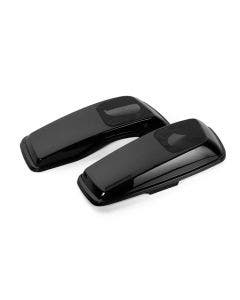 Hogworkz Vivid Black 6" x 9" Speaker Lids Harley Touring '14-'20 Saddlebags